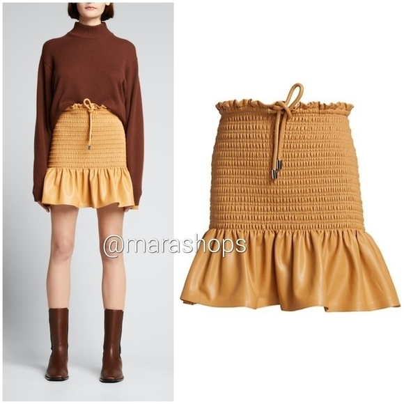 ALC Jenny Vegan Leather Skirt - Picture 1 of 7